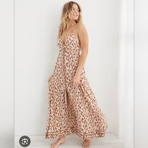 Aerie NWT Split Front Maxi Dress